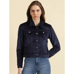 showoffff SHOWOFF Navy Regular Fit Jacket-picture-34