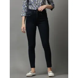 showoffff SHOWOFF Navy Solid Mid Rise Jeans-picture-38