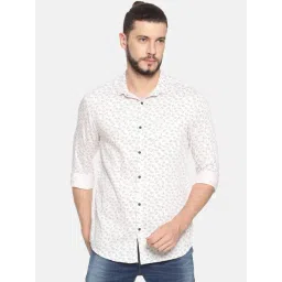 showoffff SHOWOFF Pink Cotton Slim Fit Printed Shirt-picture-39