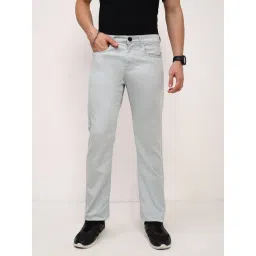 showoffff Showoff Sea Green Cotton Straight Fit Jeans-picture-19