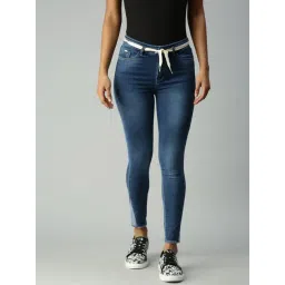 showoffff SHOWOFF Skinny Fit Clean Look Blue Jeans-picture-25