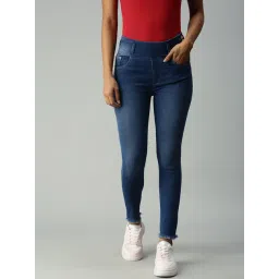 showoffff SHOWOFF Skinny Fit Clean Look Blue Jeans-picture-26