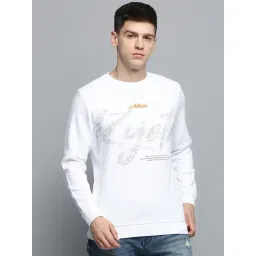 showoffff Showoff White Cotton Regular Fit Printed Sweatshirt-picture-17