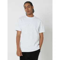 showoffff Showoff White Cotton Regular Fit Printed T-Shirt-picture-18