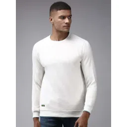 showoffff Showoff White Cotton Regular Fit Sweatshirt-picture-26