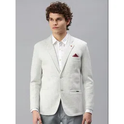 SHOWOFFFF Slim-Fit Single Breasted Blazer-picture-40