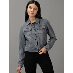 SHOWOFFFF Women Denim Jacket-image-43