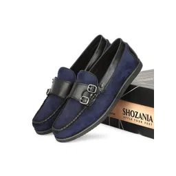 SHOZANIA Men Leather Horsebit Loafers-picture-48