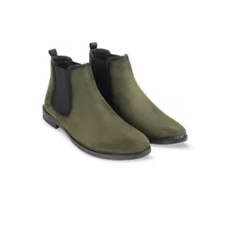 SHOZANIA Men Suede Mid-Top Chelsea Boots-picture-30