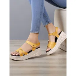 Shozie Girls Leather Velcro Comfort Sandals-picture-38