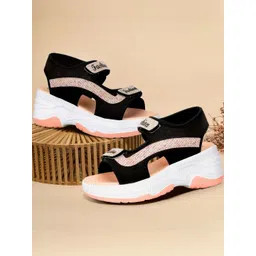 Shozie Girls Multicolor Synthetic Casual Comfort Sandals-picture-16