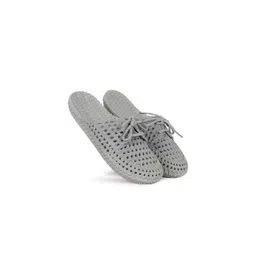 Shozie Girls Textured Mules with Laser Cuts Flats-picture-30