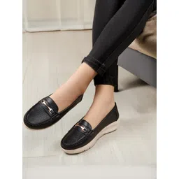 Shozie Women Perforations Slip-On Loafers-picture-11