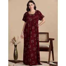 Shree balaji maxi Printed Maxi Nightdress-picture-39