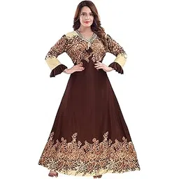 shree balaji maxi Women's Hosiery Cotton All Over Print Maxi Night Gown-picture-43