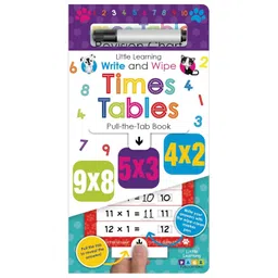 shree book centre Little Learning Write and Wipe Times Tables Board Book - English-picture-15
