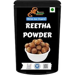 Shree Jee Organic Reetha Nuts (Soapnuts) powder for Hair (100 grams) |Natural & Preservative-Free | Aritha | Natural Hair Care for All Hair Types-picture-30