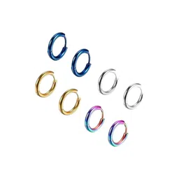 SHREE JU Circular Hoop Earrings-picture-22