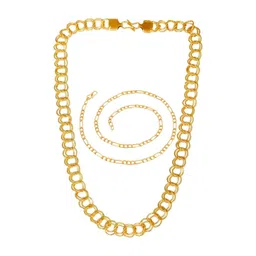 SHREE JU Men Brass Gold-Plated Chain-picture-30