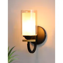 SHREE KALA HOME DECOR Black Wall Sconce Light Pine Metal Cylinder Shaped Wall Lamp-picture-40