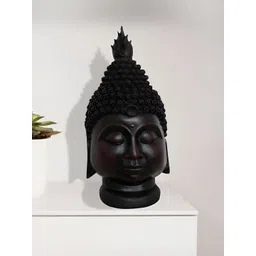 SHREE KALA HOME DECOR Brown Buddha Figurine Showpiece-picture-10