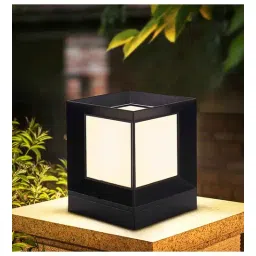 shree kala home decor Modern Black Outdoor Gate Light & Pillar Lamp-picture-17