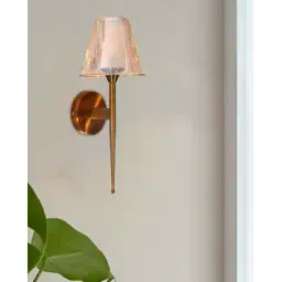 shree kala home decor Wall Mounted Sconce Light with Glass Shade-picture-12