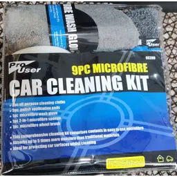 shree 9pcs Dark Gray Car Wash Cleaning Kit Microfiber Auto Detailing Washing Tools Combo-picture-14