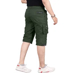 shree yamuna prints Solid Men Three Fourths-picture-15