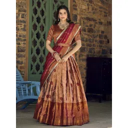 shreeenathjicreation Self Design Semi Stitched Lehenga Choli-picture-18