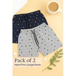 shreefab Pack of 2 Printed Women Multicolor Regular Shorts-picture-41