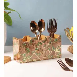 shreejee creations Nature s Embrace Spoon & Fork Stand (1 Piece)-picture-30