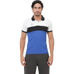 Shrey Men Brand Logo Colourblocked Polo Collar T-shirt-picture-21