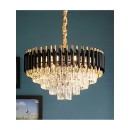 SHRI MAHAL ANTIQUES Gold-Toned Traditional Ceiling Lamp-picture-21