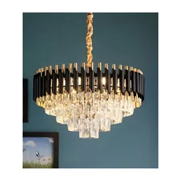 SHRI MAHAL ANTIQUES Gold-Toned Traditional Ceiling Lamp-picture-39