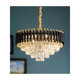 SHRI MAHAL ANTIQUES Gold-Toned Traditional Ceiling Lamp-picture-18