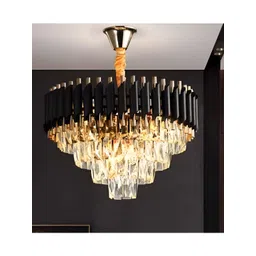 SHRI MAHAL ANTIQUES Gold-Toned Traditional Ceiling Lamp-picture-30