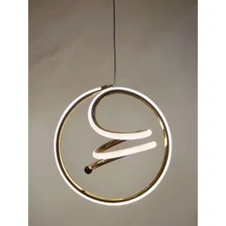 SHRI MAHAL ANTIQUES Gold-Toned Traditional Ceiling Lamp-picture-33