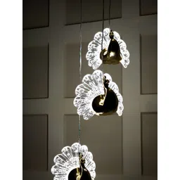 SHRI MAHAL ANTIQUES Gold-Toned Traditional Ceiling Lamp-picture-24