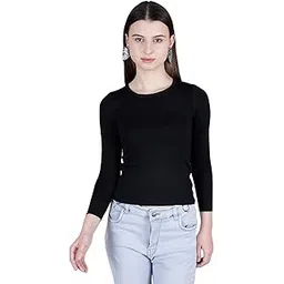 shri shyam creation Women�s/Girls Ethnic Woolen Full Sleeve Top - Slim Fit Stretchable Stylish Thermal Wear| Round Neck Woolen Blouse| Thermal wear for Cold Weather-picture-50