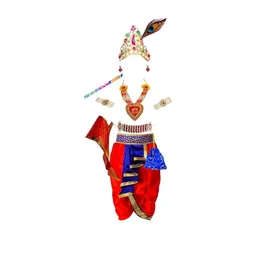 SHRI VALLABH Boys Krishna dress Costume Set With Accessories-picture-35