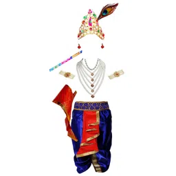 SHRI VALLABH Boys T-shirt with Dhoti Pants and Accessories-picture-13