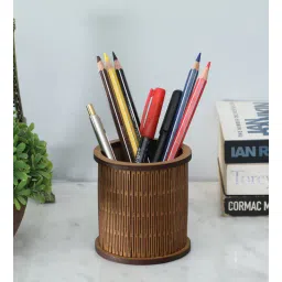 Decorative Engineering Wood Pen Stands-image-10