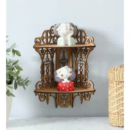 Engineering Wood Corner Wall Shelf in Natural-image-41