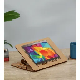 Engineering Wood Multipurpose Foldable Laptop Table In Natural Finish-image-15