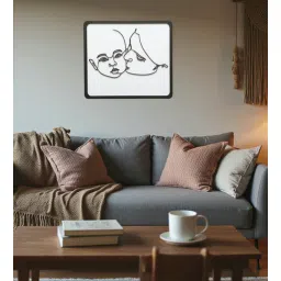 shribalajiarts Engineering Wood Laser Cut Love Mother Wall Art In Black & White Finish-picture-35