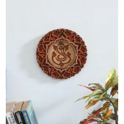 shribalajiarts Laser Cut Design MDF Beautiful Shri Ghnesha Living Room Art-picture-15