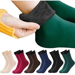 Shrishti Creations Women's Ankle Length Velvet Socks-picture-27