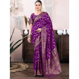 Shriyangan Floral Woven Design Pure Silk Kanjeevaram Saree-picture-29