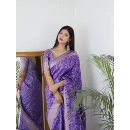 Shriyangan Paisley Zari Pure Silk Heavy Work Kanjeevaram Saree-picture-40